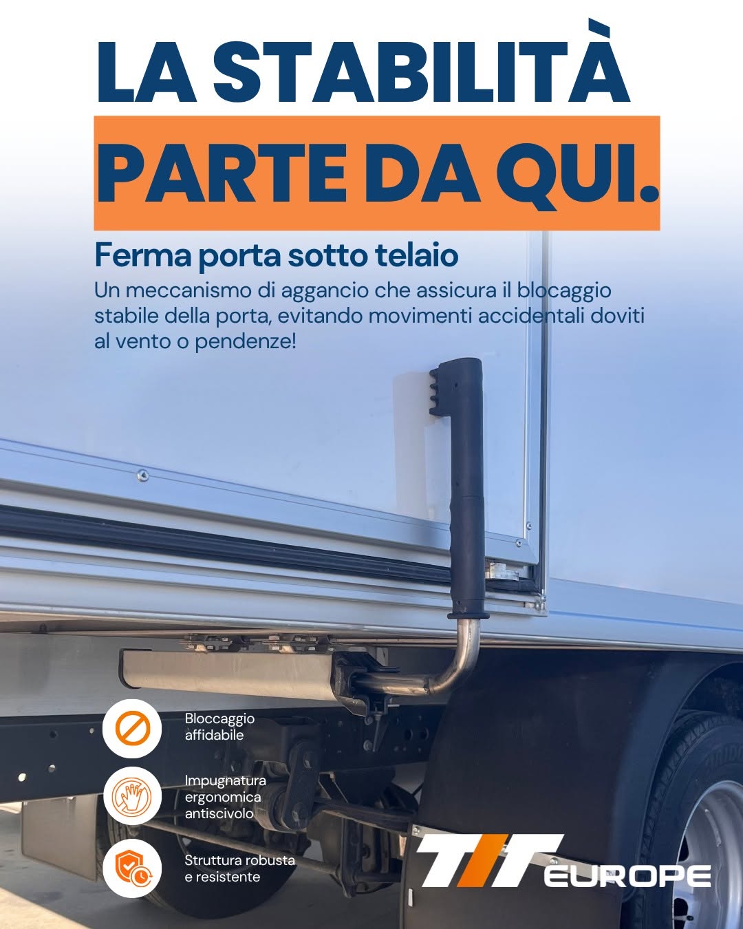 fermaporta per veicoli commerciali